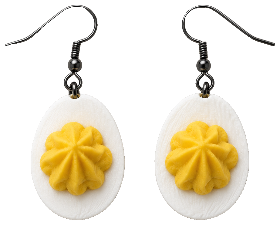 Deviled Egg Earrings — view 1