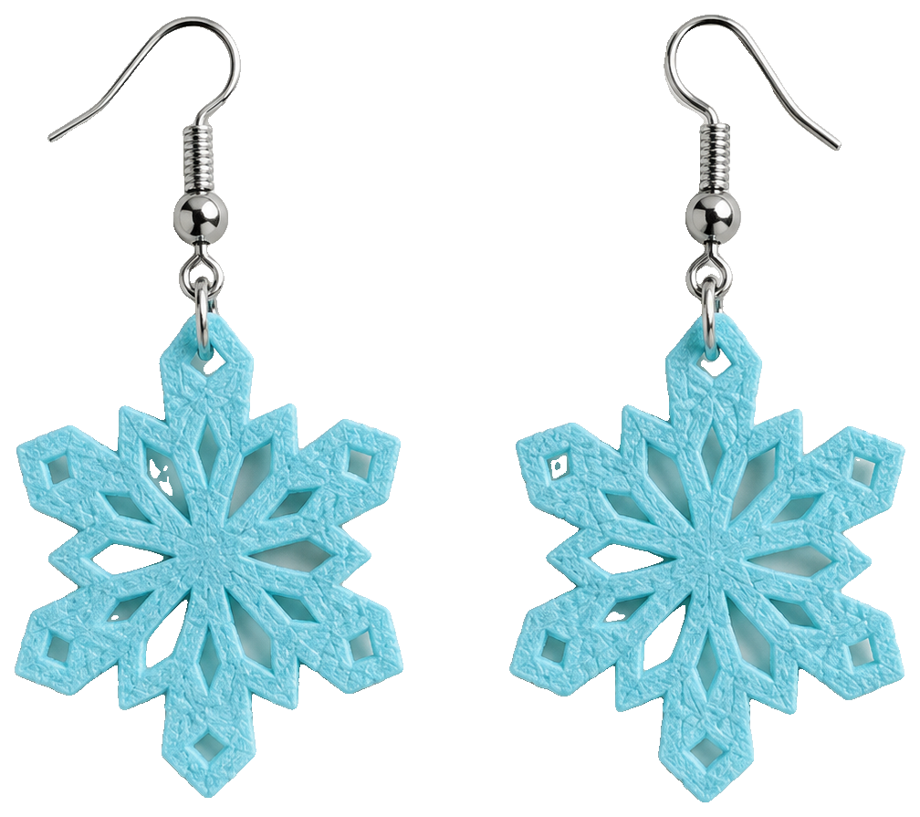 Christmas Earring - SnowFlake — view 1