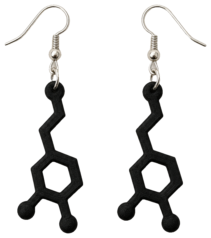 Boucles d'oreilles dopamine — view 1