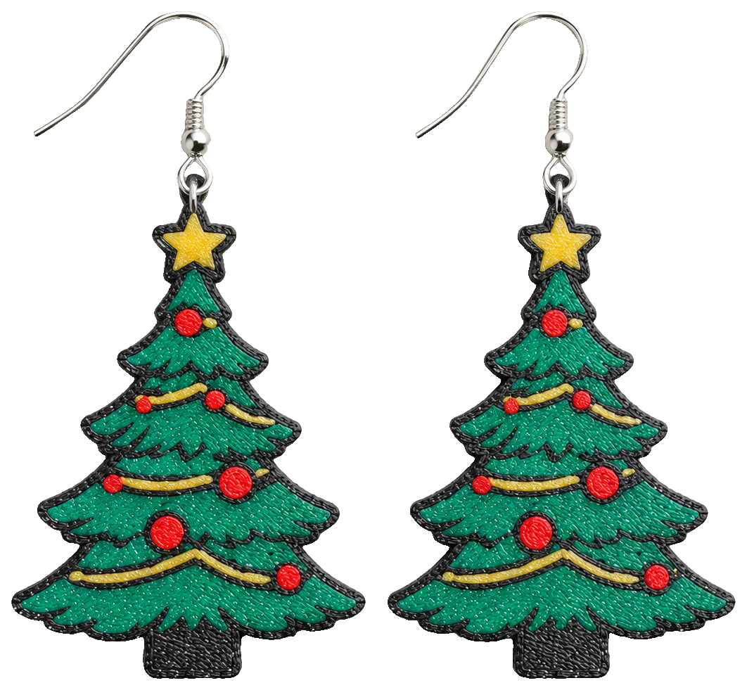 Pendientes Árbol de Navidad — view 1