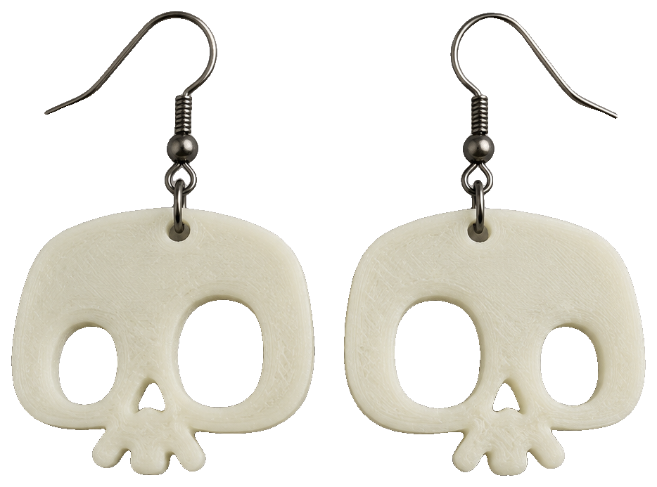 Skull earrings by kikaster6 — view 1