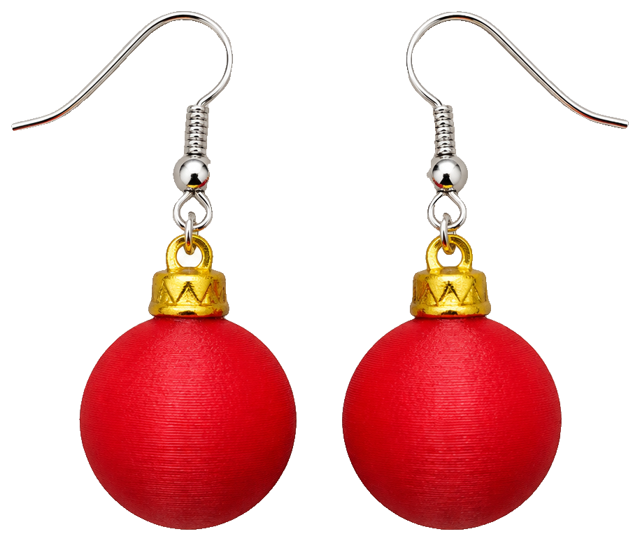 Globe Ornament Earrings — view 1