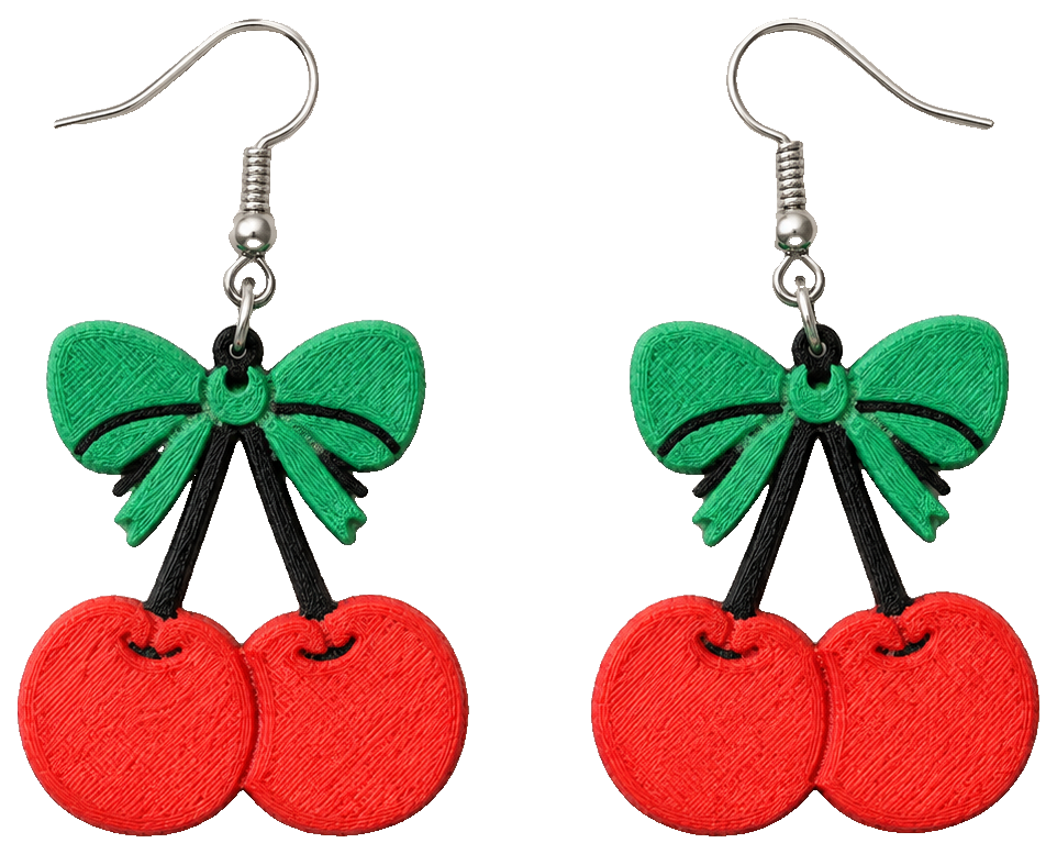 cherry earrings by Morganja — view 1